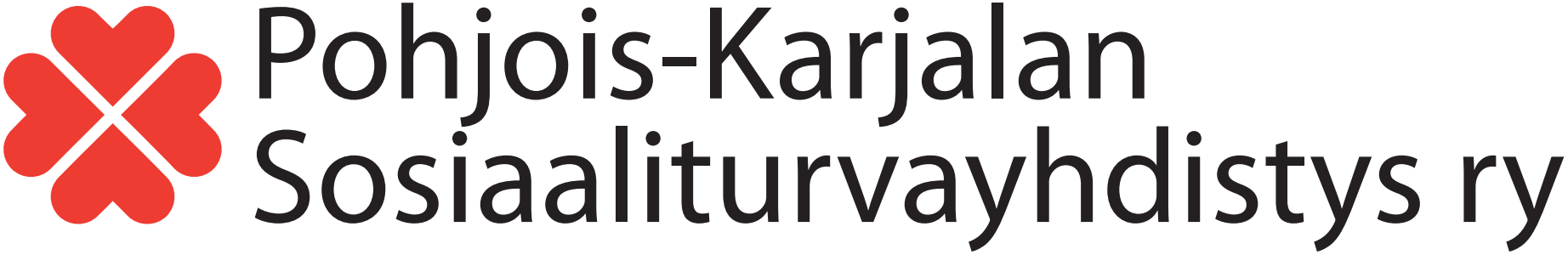 Pohjois-Karjalan sosiaaliturvayhdistyksen logo